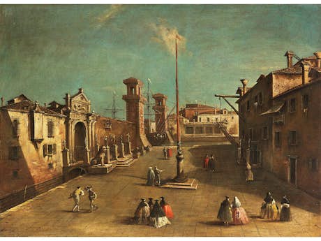 Francesco Guardi, 1712 Venedig – 1793 ebenda, zug.